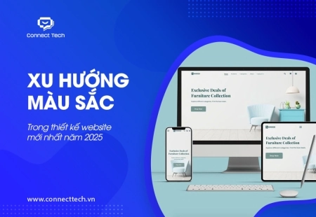 Xu hướng màu sắc website 2025: Gợi ý bảng màu theo từng ngành
