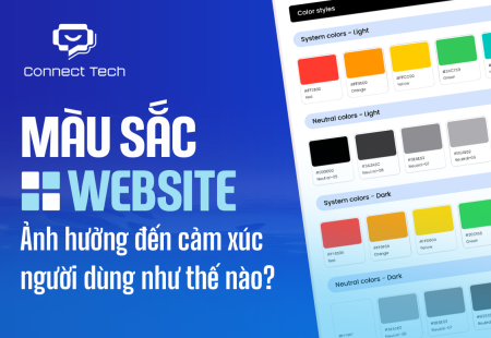 Màu sắc website ảnh hưởng đến cảm xúc người dùng như thế nào