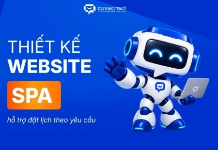 Thiết kế website spa theo yêu cầu, hỗ trợ đặt lịch, tối ưu SEO