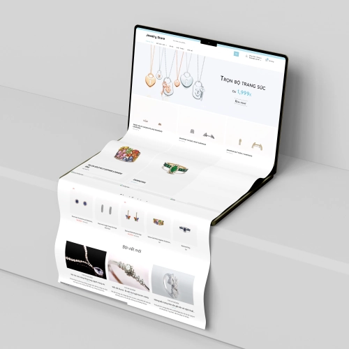 JEWELRY STORE: nhìn thấy trọn vẹn một món trang sức từ mọi góc độ