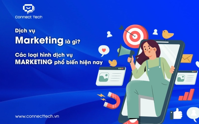 What is Marketing Service? Popular types of marketing services today