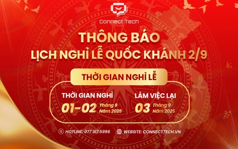 Connect Tech Holiday Announcement – National Day September 2, 2025