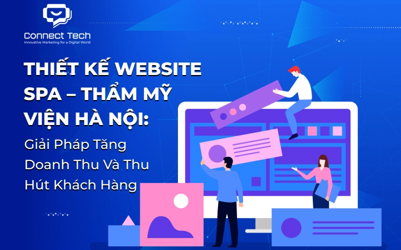 Spa - beauty salon website design in Hanoi: Solution to increase revenue and attract customers